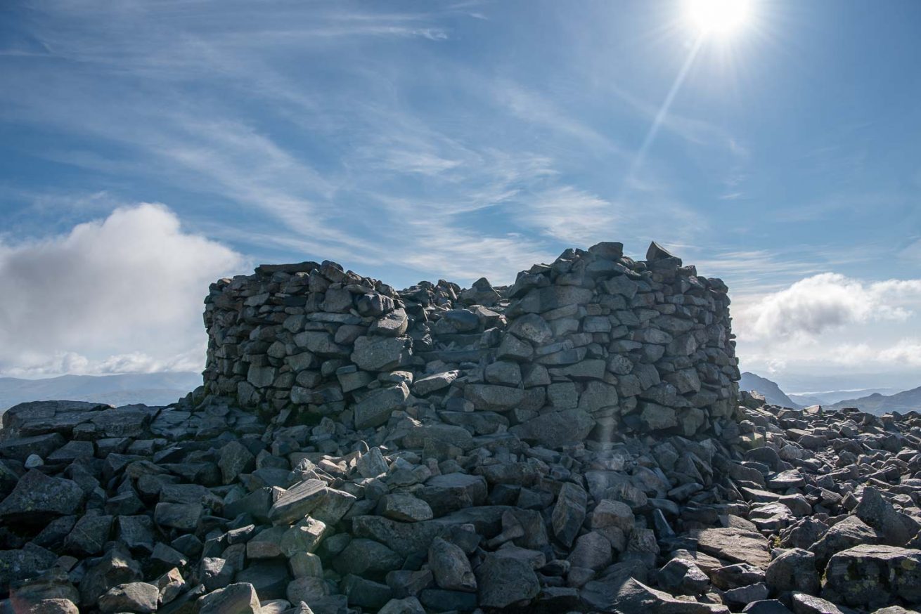 Photographing Scafell Pike Summit